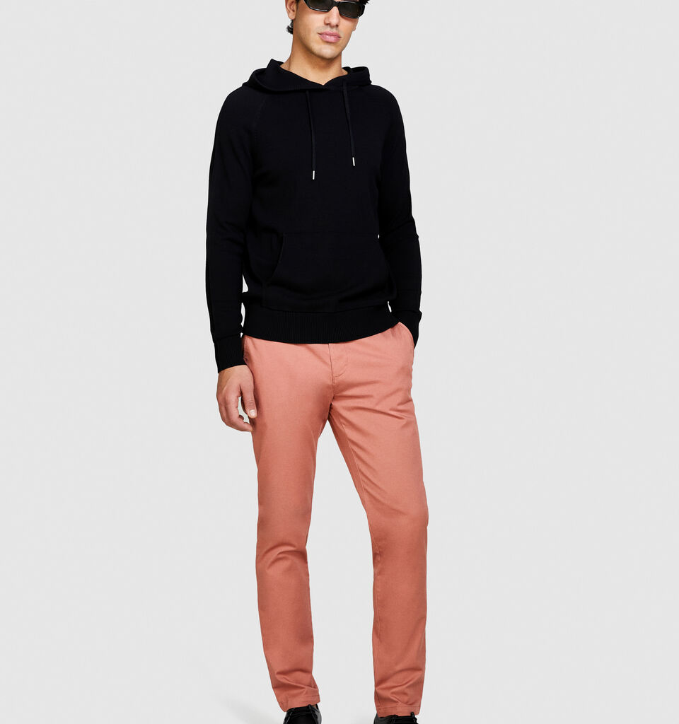 Slim fit chinos - men's chino trousers - Nude | Sisley image number 1